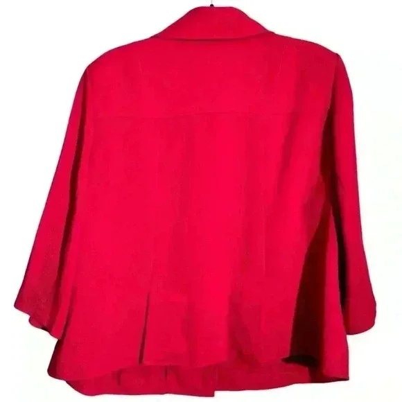 Lane Bryant women’s jacket size 20 in red. - Picture 3 of 12